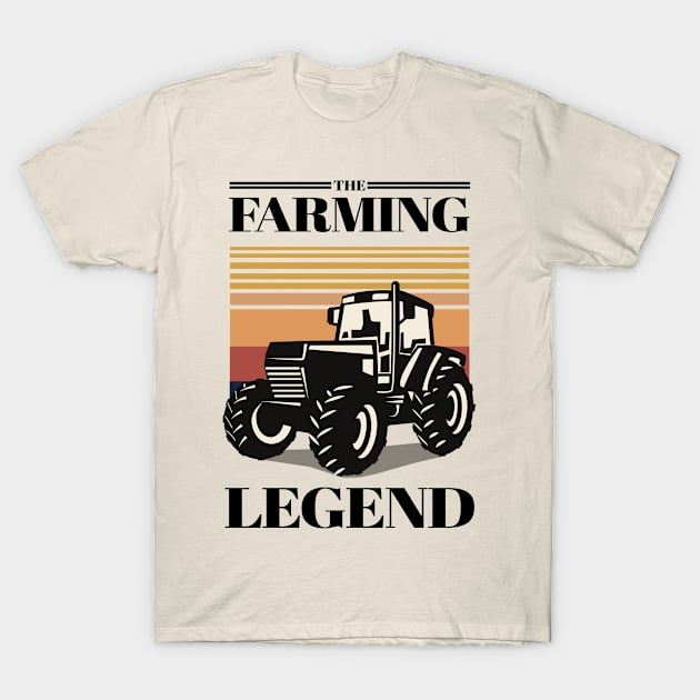 Classic Farming Legend T-Shirt by KewaleeTee